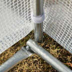 Serre tunnel 18 m² de jardin en acier galvanisé – 6 × 3 × 2 m