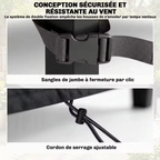 Ensemble de 4 housses de protection pour salon de jardin – Oxford 420D